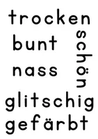 Vorschau - Mal- und Bastelvorlagen - Adjektiv Arbeitsblätter - Seite 2
