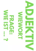 Vorschau - Mal- und Bastelvorlagen - Adjektiv Arbeitsblätter - Deckblatt