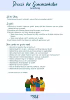 Vorschau - Arbeitsblätter - Klassenklima stärken mit dem Dreieck der Gemeinsamkeiten - Seite 1