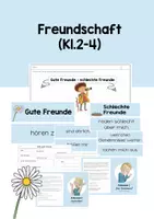 Vorschau - Arbeitsblätter - Freundschaft (Kl.2-4) - Gute Freunde - Deckblatt