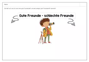 Vorschau - Arbeitsblätter - Freundschaft (Kl.2-4) - Gute Freunde - Seite 2