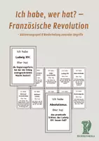 Vorschau - Spiele - Ich habe, wer hat? – Französische Revolution | Aktivierungsspiel & Wiederholung zentraler Begriffe - Deckblatt