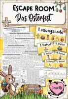 Vorschau - Arbeitsblätter - Escape Room Ostern | Entstehung, Bräuche & Traditionen | Grundschule Klasse 3/4 - Deckblatt