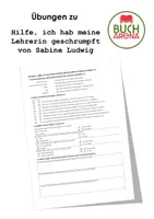 Vorschau - Arbeitsblätter - Übung zu "Hilfe, ich hab meine Lehrerin geschrumpft von Sabine Ludwig" - Deckblatt