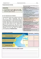 Vorschau - Arbeitsblätter - Temperaturzonen - AB + Lösung - Deckblatt
