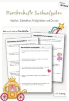 Vorschau - Arbeitsblätter - Märchen Werkstatt - Märchenhafte Sachaufgaben - Deckblatt