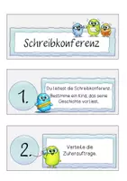Vorschau - Poster - Fächer Schreibkonferenz mit Zuhöraufträgen - Seite 3