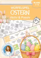 Vorschau - Spiele - AKTIV & PASSIV 🎲 Oster Würfelspiel (Easter) - Deckblatt