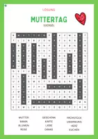 Vorschau - Stundenentwürfe - Suchsel Muttertag - Wortsuche + Schreibaufgabe (differenziert) - Seite 3