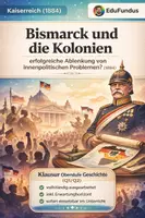 Vorschau - Klassenarbeiten - Karikaturanalyse Bismarck (1884) – Sozialpolitik & Kolonialpolitik | Klausur Oberstufe Geschichte (Q1/Q2) mit Erwartungshorizont - Deckblatt