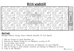 Vorschau - Mal- und Bastelvorlagen - Windlichter Frühling Ostern selber basteln - Seite 2