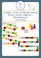 Vorschau - Spiele - Groß- und Kleinschreibung - Materialpaket - Klasse 6-7 - Nomen - Nominalisierung - Spiele - Seite 1