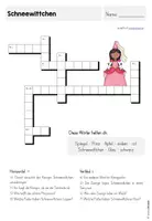 Vorschau - Arbeitsblätter - Märchen Werkstatt - Schneewittchen Kreuzworträtsel - Seite 3