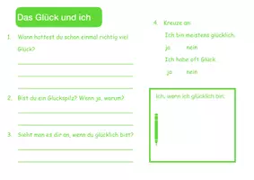 Vorschau - Arbeitsblätter - Glücksmappe - Seite 3
