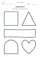 Vorschau - Arbeitsblätter - Nähübung auf Papier - Liniennähen - Seite 3