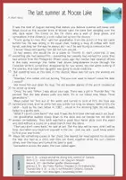 Vorschau - Unterrichtsreihen - Canada Short Story Prüfungsvorbereitung ZP10 Schreiben mit Erwartungshorizont - Seite 1
