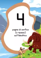 anteprima - Esercizi - Verifica sul Paleolitico - Pagina di copertina