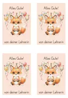 Vorschau - Anderer Materialtyp - Fuchsklasse Geburtstag Gruß Glückwunsch Postkarte - Seite 2