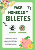 Vista previa - Unidades / Secuencias / Situaciones de Aprendizaje - Pack El Dinero: monedas y billetes @maestrilloalvarillo - Portada
