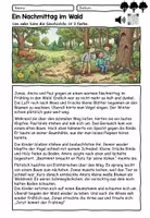 Vorschau - Arbeitsblätter - Lesen üben Frühling - Lesen Hören Malen - Im Wald Lesetexte - Seite 3