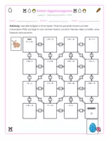 Vorschau - Arbeitsblätter - Oster-Labyrinth: Addition ganzer Zahlen 6. Klasse - Seite 2