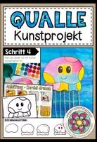 Vorschau - Stundenentwürfe - QUALLE - Kunstprojekt (fertige geplante Kunststunde) - Deckblatt