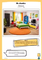 Vorschau - Arbeitsblätter - Ma chambre les couleurs - Seite 1