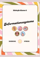 Vorschau - Stundenentwürfe - Wochenplan Bio Klasse 8 - Woche 1 Informationssysteme - Deckblatt