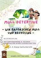 Vorschau - Stundenentwürfe - MÜLL-DETEKTIVE - Forscherheft zu Recycling & Mülltrennung - Deckblatt