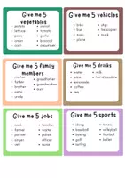 Vorschau - Spiele - Give me five 24 Spielkarten / Warm-up Spiel / Wachsendes Game / Klasse 5-10 Englisch - Seite 2