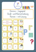 Vorschau - Stundenentwürfe - Groß- und Kleinschreibung - Klasse 3-4 - Materialpaket: Regelkarten, Wortkarten, Arbeitsblätter, Spiel - Seite 1