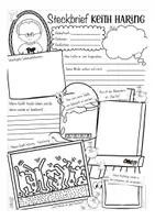 Vorschau - Unterrichtsreihen - Keith Haring Steckbrief Kunst - Seite 3