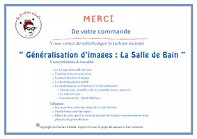 Aperçu - Apprentissages en autonomie - Généralisation La Salle de Bain - Page 1
