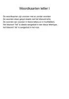 Voorbeeld - Kant en klare woordkaarten letter I - Pagina 1