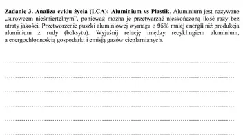 zapowiedź - Recykling - III etap edukacyjny - obwoluta