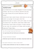Vorschau - Arbeitsblätter - Sachtext Eichhörnchen - Seite 2