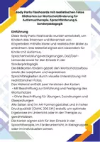 Vorschau - Fördermaterial/Inklusion - Körperteile Bildkarten mit Fotos - Seite 1
