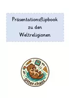 Vorschau - Arbeitsblätter - Die Weltreligionen Präsentationsflipbook - Deckblatt