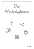Vorschau - Arbeitsblätter - Die Weltreligionen Präsentationsflipbook - Seite 1