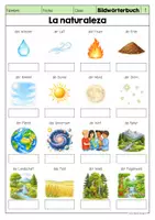 Vorschau - Arbeitsblätter - Bildwörterbuch | Spanisch - La naturaleza - Seite 2