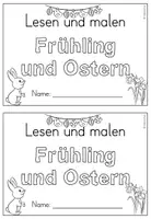Vorschau - Arbeitsblätter - Lesen - Malen: Frühling/Ostern (Kl.1-2) - Seite 3