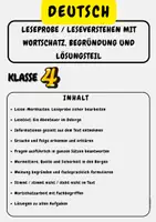 Vorschau - Arbeitsblätter - Materialpaket: 10 Sachtexte mit Fragen & Lösungen | Lesekompetenz fördern I Probevorbereitung - Seite 1