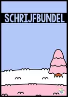 Voorbeeld - Schrijfbundel letter per letter - schrijfletters - Voorblad