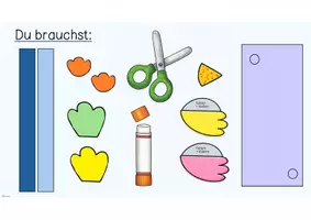 Vorschau - Mal- und Bastelvorlagen - Bastelanleitung Hühner - Seite 2