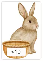 Vorschau - Präsentationen/Tafelbilder - Zuordnungsspiel Ostern größer, kleiner, gleich 10 - Seite 2