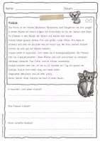 Vorschau - Arbeitsblätter - Sachtext Koala - Seite 3