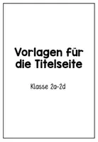 Vorschau - Anderer Materialtyp - Monatliche Klassenzeitung 2.Klasse - Seite 1