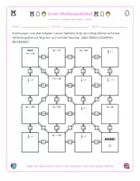 Vorschau - Arbeitsblätter - Einstufige Gleichungen: Mathe-Labyrinth Oster-frühling - Seite 2
