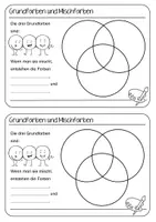 Vorschau - Mal- und Bastelvorlagen - Farbenlehre - Farben-Forscherheft - Seite 2