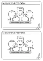 Vorschau - Mal- und Bastelvorlagen - Farbenlehre - Farben-Forscherheft - Seite 3